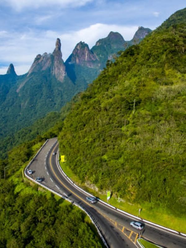 Exotic Mountains. Wonderful Mountains. Mountain Finger of God, the city of Teresopolis, State of Rio de Janeiro, Brazil, South America.